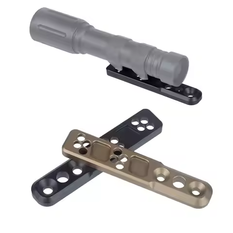 Tactical Scout Light Mount Adapter M-LOK Rail Picatinny Lock Flashlight For Surefire M300 M600 Serie