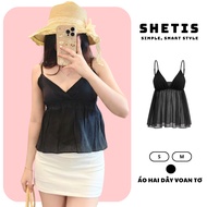 Sheer Mesh Cami Top - Sheer Mesh Cami Top - A935