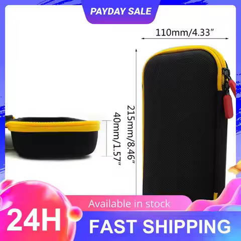 Digital Portable Case Waterproof RP3 Zipper Storage Bag Scratch-proof Shock-proof with Inner Pocket 