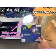 SAGA BLM H4 LED （PEGASUS LED V1 high low beam LED）H4 35W 9000LM 4300K / 6000K LED