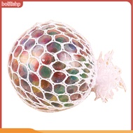 {bolilishp}  Funny Glowing Squishy Grape Squeeze Ball Mesh Stress Relief Toy for Kids Adult