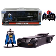 BATMOBILE & BATMAN - BATMAN ANIMATED SERIES BATMOBILE w/ BATMAN FIGURE