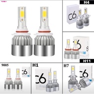 ☎▬℡C6 Original Headlight COD LED H1 H3 H4 H7 H11 9005 9006 Fog Light Bulb Lamp 2pcs