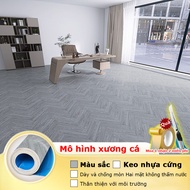 tấm simili lót sàn nhà thảm nhựa simili trải nền nhà màu vân gỗ PVC chống nước chống cháy,khổ ngang