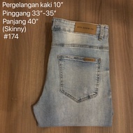 bundle Seluar panjang lelaki/jeans/biru/bergetah/fesyen/kasual/men pants/jeans/blue/skinny/fashion/casual