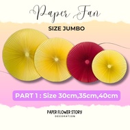 Paper Fan Round Fan decoration backdrop photo booth greeting board wall decoration birthday decorati