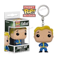 ✅ ✹ ♞,♘,♙Funko Pop Fallout 4 Vault Boy Power Armor Keychain Doll Pendant