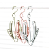 Plain Windproof Shoe Rack Drying Rack Balcony Shoes Shoes Clothes Hooks Rack Hanging G5w5