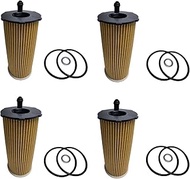 4PCS 26320-3N000 Engine Oil Filter Compatible with Kia Carnival 3.5L(2021-2023),Genesis GV70(2022-20