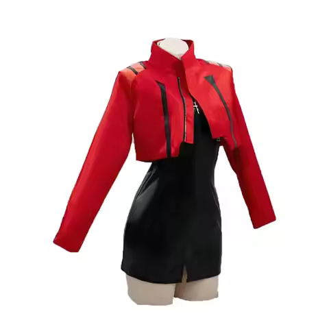 Katsuragi Misato Costume Red Coat Dress Anime Cosplay Carnival Party Comic Con Halloween Costumes fo