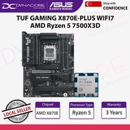 [ Dynacore Bundle ] ASUS TUF GAMING X870E-PLUS WIFI7 Motherboard & AMD Ryzen 5 7500X3D Processor