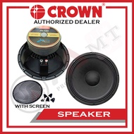 Crown Jack Hammer Series (JH-125) 12 inches 500 watts 8 ohms Instrumental Speaker + SC12 Screen 12" 