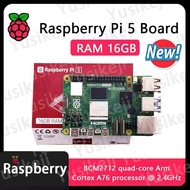 NEW Original Raspberry Pi 5 RAM 16GB , Boardcom BCM2712 , RP1 , USB3