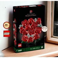 MAWAR LEGO ICONS FLOWER BOUQUET OF ROSES 10328 ORIGINAL LEGO NEW 2024 LEGO ROSE ORIGINAL LEGO BUILDI