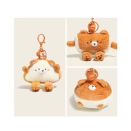 Original Bear Bakery Three-Dimensional Pendant | 3D Mini Bear Bakery Plush Keychain Cute Backpack Ac