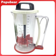 Woeuri Convenient Pancake Batter Mixer 900ml Pancake Batter Dispenser with Measuring Label Perfect f