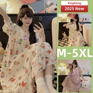 XB M-5XL Women's Plus Size Summer Cotton Pyjamas - Comfortable Night Wear