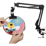 Embroidery Hoop Stand Folding Metal Embroidery Hoop Stand Knee Top Suitable for Embroidery Hoop Need