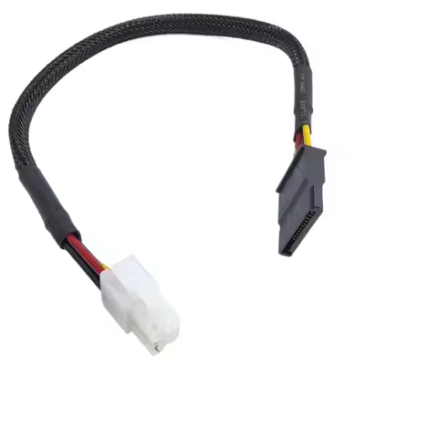 Motherboard 4Pin to SATA Power Supply Cable Cord For Lenovo Q77 Q75 E450 E350 D510 Mainboard Connect