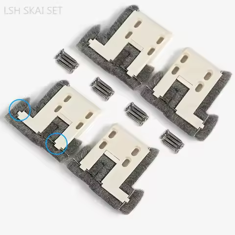 4pcs/set Sliding Window Buffer Block Up and Down Track Sealing Wind-proof Soundproof Dustproof Block