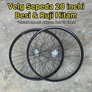 Success Bike - 20 INCH BMX RIMS, 20-INCH BICYCLE RIM SET,/RIM RIMS, BLACK IRON, GREAT QUALITY