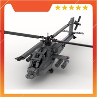 Army AH-64 Apache Attack Helicopter Assembly Toy (Pre-assembled, No Book)