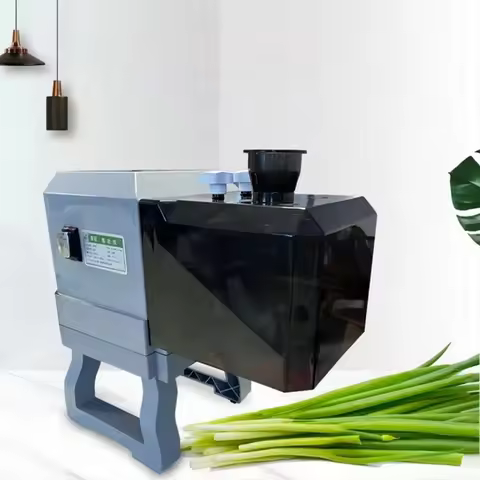 Korean Restaurant Fruit Slicer Convenient Operation Mini Round Vegetable Cutter Electric Green Onion