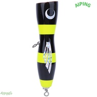 NG1ZX Popper Lure, Wooden 3 Colors Topwater Popper Lure, Durable 16.5cm 65g Hard Artificial Popper L