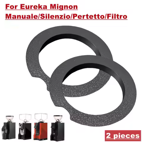 2pcs Anti-Clogging Ring for Eureka Mignon Manuale/Silenzio/Pertetto/Filtro Coffee Bean Grinder Burr 