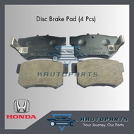 Rear Disc Brake Pad for Honda Civic S84 SV4 SNA SNB 1.8 2.0 FD / Accord SDA 2.0 2.4 (43022-S84-A00)