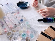 【零失敗UV 膠乾燥花耳環體驗課-二副】製作專屬的UV膠樹脂耳環