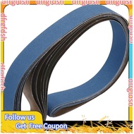 6Pcs 2 x 72 Inch 120 Grit Zirconia Sanding Belts Metal Grinding Polishing
