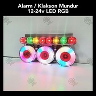 Rainbow LED Alarm Horn Back Buzzer Alarm