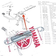 Per PIR PEDAL REAR BRAKE STEP YAMAHA U5 U7 V70 V75 V80 SUPERDELUXE ROBOT EXCELLENT YB100 L2G L2S L2S
