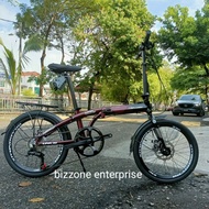Sale 20” crossmac link30 8sp aluminium folding bike basikal lipat