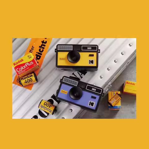 Comes with Optional Kodak ColorPlus 200 Film 135 Kodak i60 Fool Film Camera Retro Film Camera Non-Di