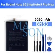 for Redmi Note 10 Lite / Note 9 Pro Max BN-53 Battery for Replacement