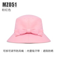 PGM Women Golf Hat Adjustable Windproof Rope Cap Waist Sweat-absorbing Band Fisherman Hats MZ051