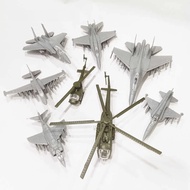 1/144 Assemble Fighter US F-18 F-15 SU-25 MI-8 Helicopter China J16 Classic Plane Model Toy Collect 