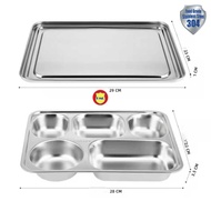 Stainless Steel Lunch Box - 5-Section Stainless Steel Lunch Box - Stainless SUS304