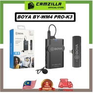 BOYA BY-WM4 PRO-K3 Digital Wireless Omni Lavalier Microphone System for Lightning iOS Devices