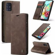 Retro Flip Leather Wallet D Slot Case Hp Samsung Galaxy A71 A 71 2020