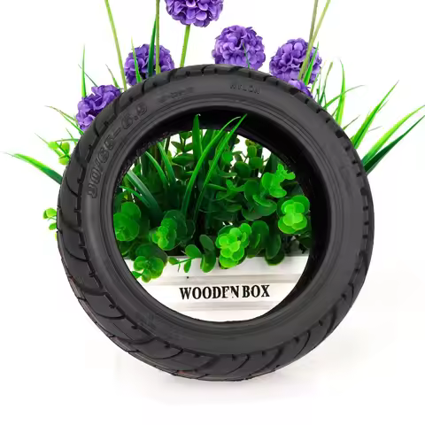 80/65-6.5 Highway Vacuum Tire Suitable for Zero 10X KuKirin G2 Kugoo M4 / M4 Pro E-Scooter Wear-resi