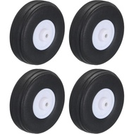 MECCANIXITY RC Airplane Wheels 1.5" OD RC Airplane,Aircraft PU Sponge Wheels,Tire Tail Wheel RC Airc