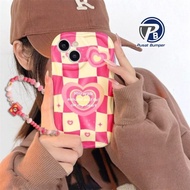 Gl046 Premium Case Melting Pink Love Bracelet Softcase / Casing Hp For Realme C71 C75 12 12+ 13 C63 