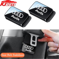 Audi Car Adjustable Seat Belt Clip Holder Magnetic safety belt Fixed For Audi Sline A3 A4 A5 A6 A7 A8 Q2 Q3 Q5 Q7 Q8 RS TT AllRoad Quattro Accessories