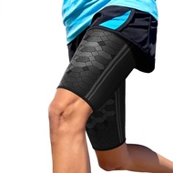 2Pcs/Pair Anti Slip Thigh Hamstring Compression Sleeve for Quad Pain Relief Recovery,Thigh Support P