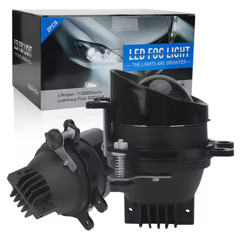3 inch Fog Light Bi-LED Projector Lens For Toyota Corolla Yaris Camry Highlander Hilux Lexus RX270/R