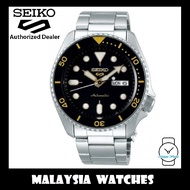 Seiko 5 Sports Superman SRPD57K1 Automatic 100M Black Dial Silver Stainless Steel Bracelet Men's Watch