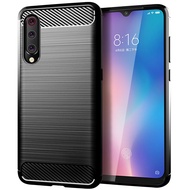 Carbon Fiber Silicone Soft Phone Case For Xiaomi Mi 9 9T Pro 5G 9 8 SE 6X 5X 6 Plus A1 A2 Mi9 Mi8 Lite Mi6 Phone Cover